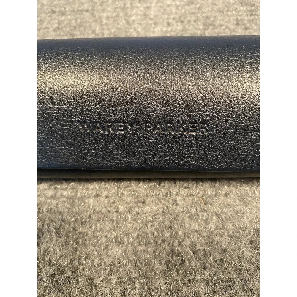 Warby Parker Blue Eyeglasses Glass Glasses Hard Magnetic Case (Only)